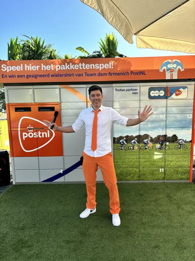 Glenn Martin bij het PostNL pakkettenspel
